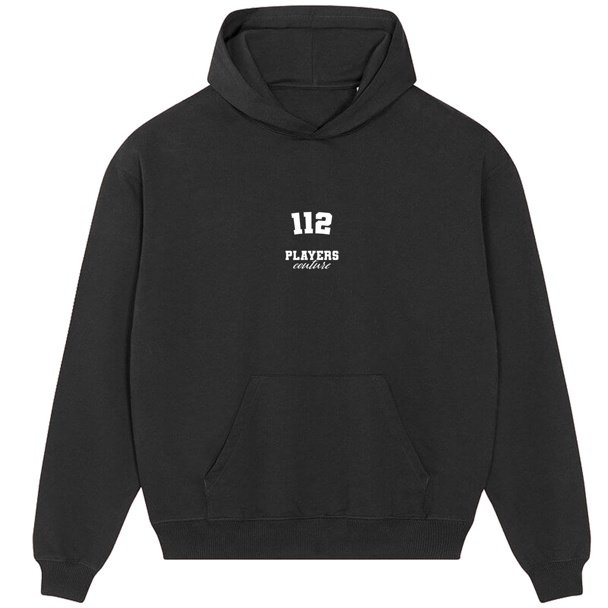 112 Players Couture Men's Casual Hoodie Black