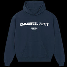 "Emmanuel Petit Players Couture Men's Casual Hoodie Navy"