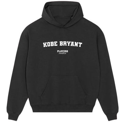 Kobe Bryant hoodie – navy men's hoodie with white Kobe Bryant letters and Players Couture logo on the chest