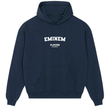 Navy blue Players Couture Eminem hoodie, premium sports fashion fanwear for men