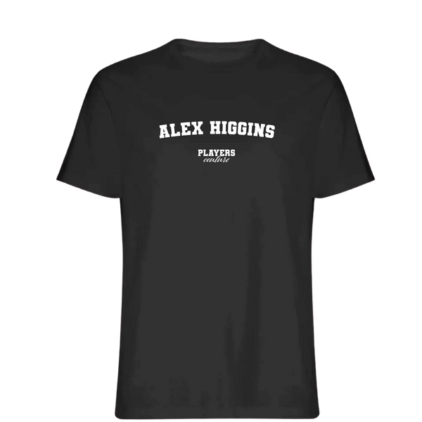 Alex Higgins Players Couture Men's T-Shirt Black