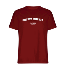 Andres Iniesta Players Couture Mens T-Shirt Red