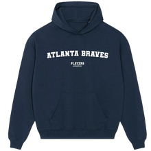 Atlanta Braves Players Couture Men's Casual Hoodie Navy
