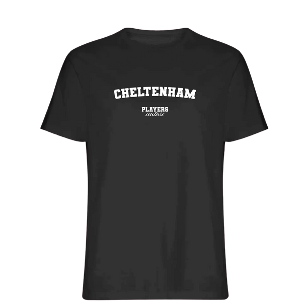 Cheltenham Players Couture Mens T-Shirt Black