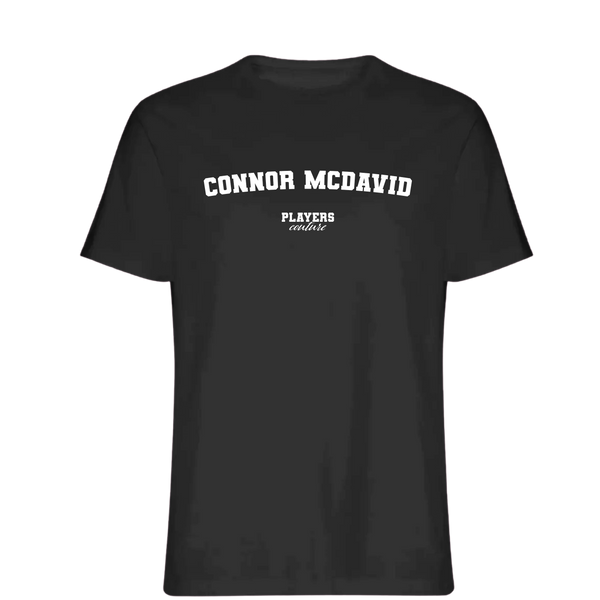 Connor McDavid Players Couture Mens T-Shirt Black