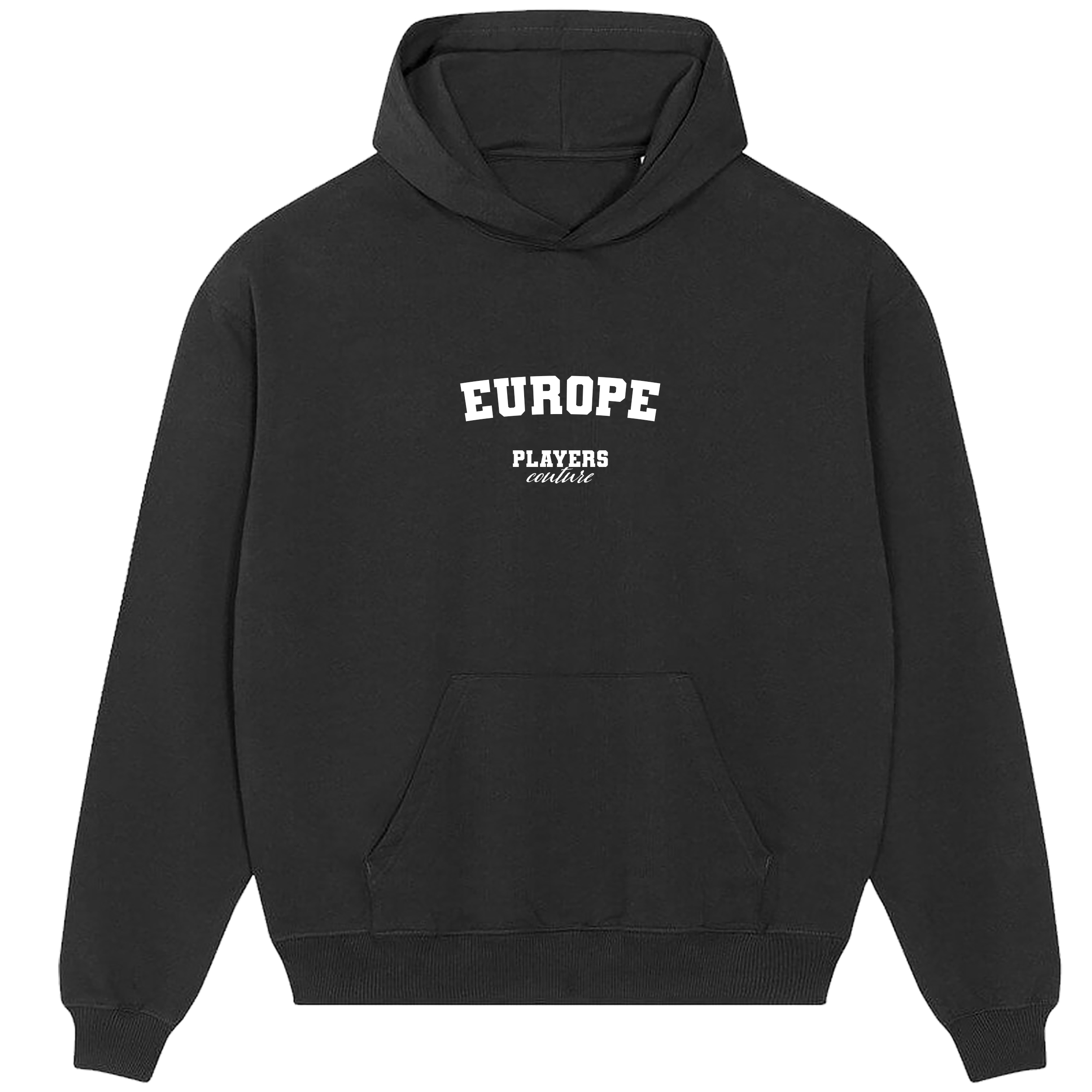 Europe Players Couture Men's Casual Hoodie Black
