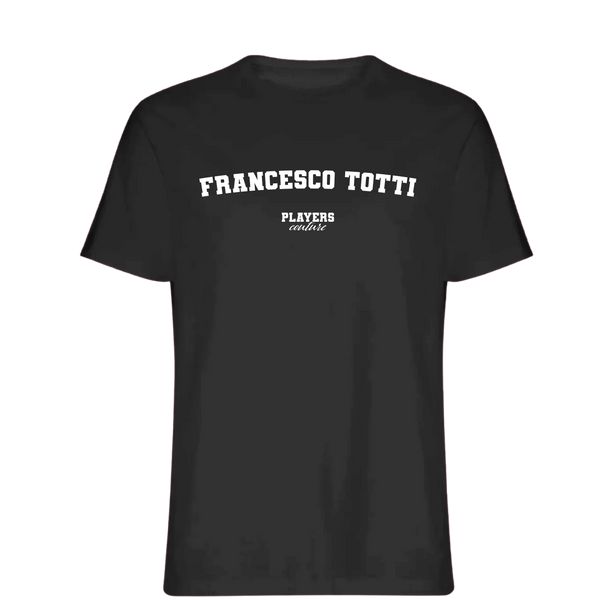 Francesco Totti Players Couture Mens T-Shirt Black