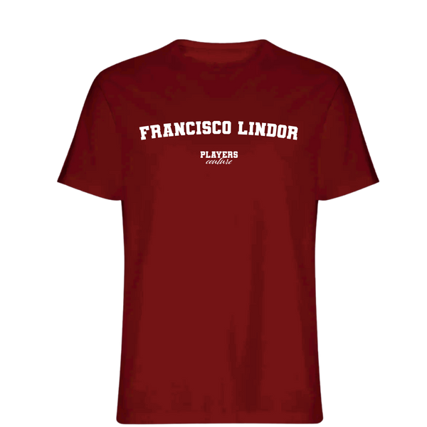 Francisco Lindor Players Couture Mens T-Shirt Red