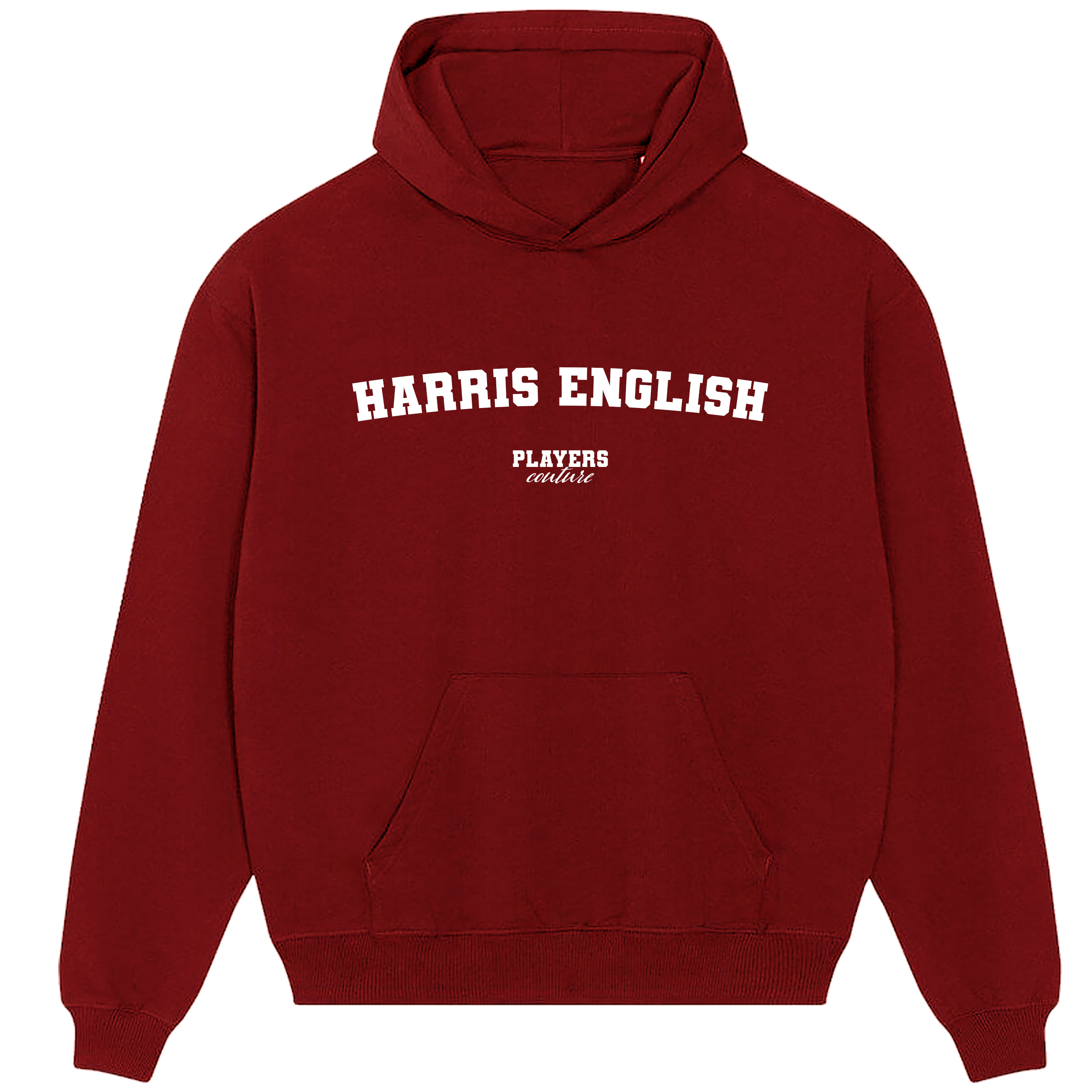Harris English Players Couture Men's Casual Hoodie Red