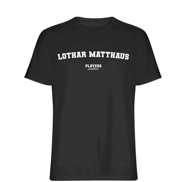 Lothar Matthaus Players Couture Mens T-Shirt Black