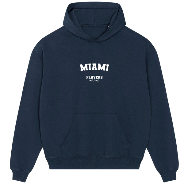 Miami Players Couture Men's Casual Hoodie Navy