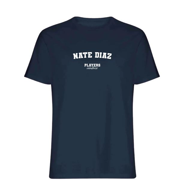 Nate Diaz Players Couture Mens T-Shirt Navy