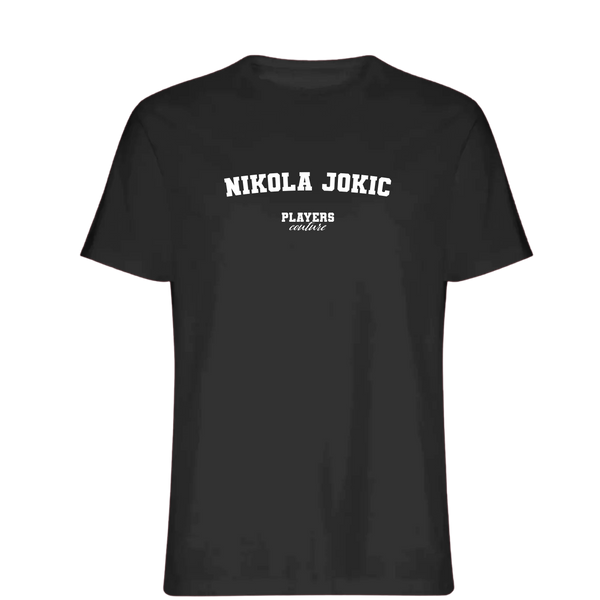 Nikola Jokic Players Couture Mens T-Shirt Black