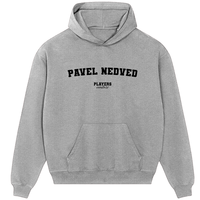 Pavel Nedved Players Couture Men's Casual Hoodie Gray