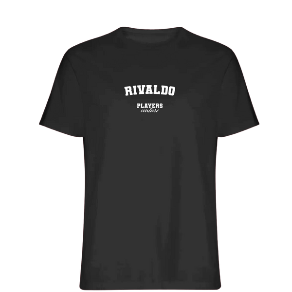 Rivaldo Players Couture Mens T-Shirt Black
