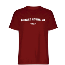 Ronald Acuna Jr. Players Couture Mens T-Shirt Red