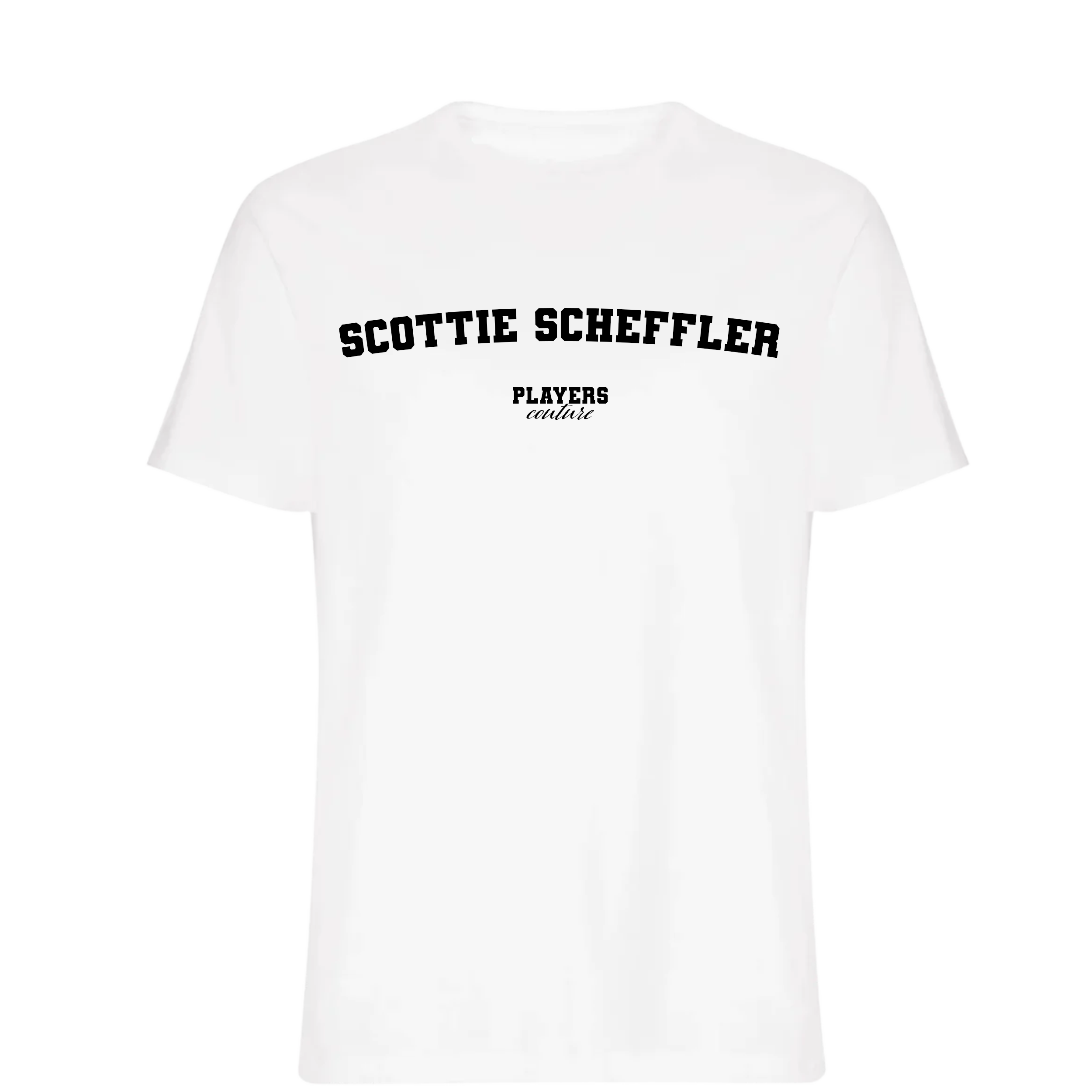 Scottie Scheffler Players Couture Men's T-Shirt White