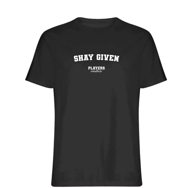 Shay Given Players Couture Mens T-Shirt Black