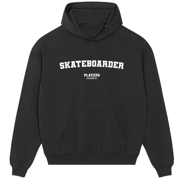 Skateboarder Players Couture Men's Casual Hoodie Black