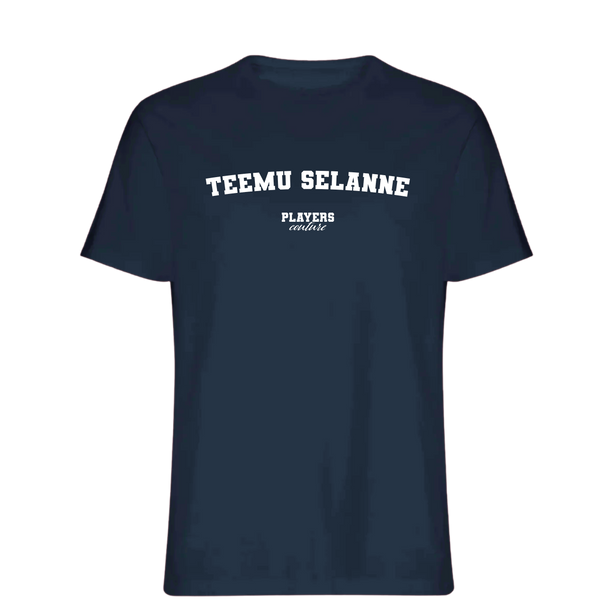 Teemu Selanne Players Couture Mens T-Shirt Navy
