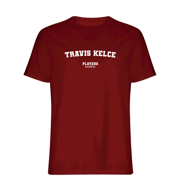 Travis Kelce Players Couture Mens T-Shirt Red