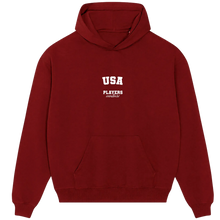 USA Players Couture Men's Casual Hoodie Red