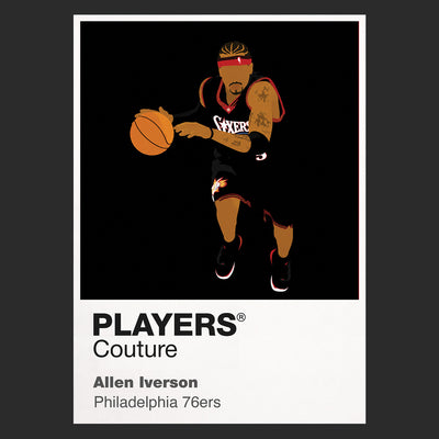 Allen Iverson 76ers Basketball Icon Frame - Icon Design (View 9)
