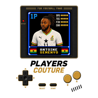Antoine Semenyo 1P 8-Bit t-shirt retro gaming design by Players Couture