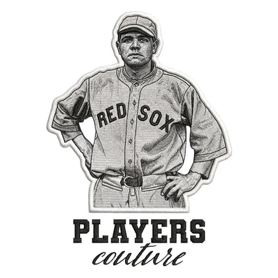 Babe Ruth Red Sox Badge - Icon Design