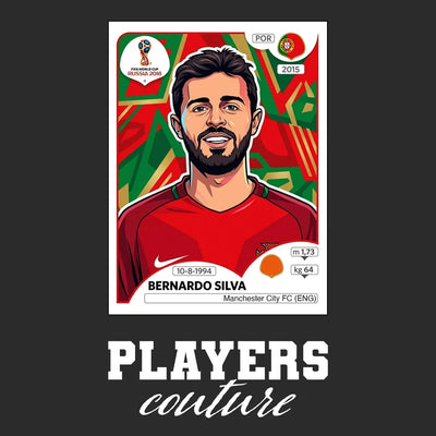 Bernardo Silva World Cup Sticker Kids Hoodie – bernardo silva black Players Couture design