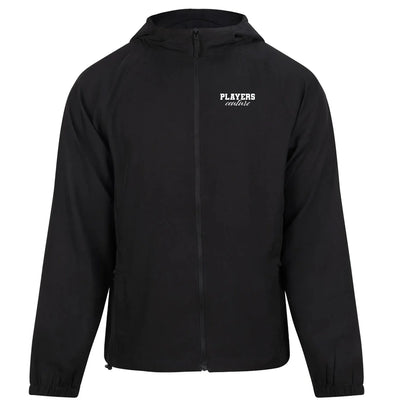 Essentials Collection hoodie – black men's hoodie with white Essentials Collection letters and Players Couture logo on the