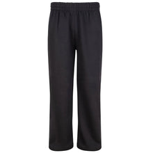 Essentials Collection Men's Premium Heavyweight Black Joggers Back Logo
