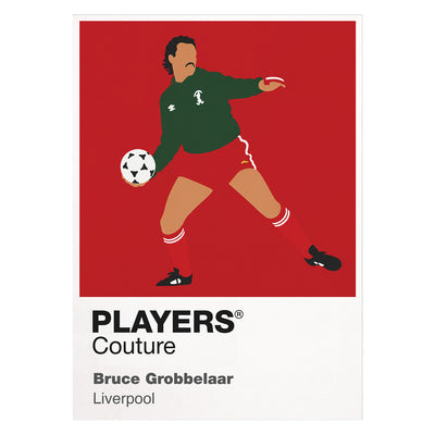 Bruce Grobbelaar Liverpool Icon Frame — White