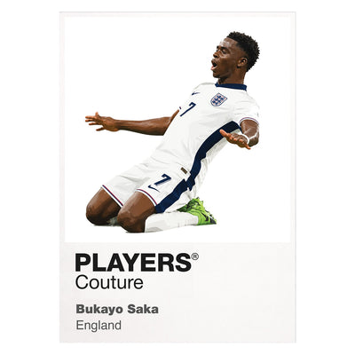 Bukayo Saka Players Couture Frame White