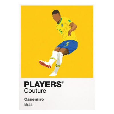 Casemiro Real Madrid, Manchester United Icon Frame — White