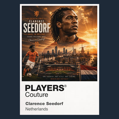 Clarence Seedorf Netherlands Atlas Frame artwork by Players Couture