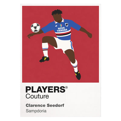 Clarence Seedorf Sampdoria Icon Frame artwork on white