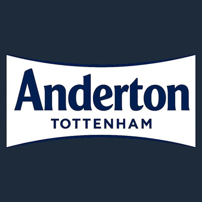 Darren Anderton Logo Men's Hoodie – close-up detail shot of the Darren Anderton Players Couture logo design