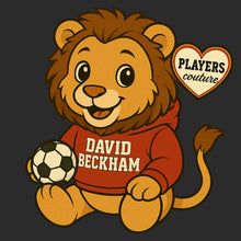 David Beckham Lion Logo Players Couture Men's Casual Hoodie