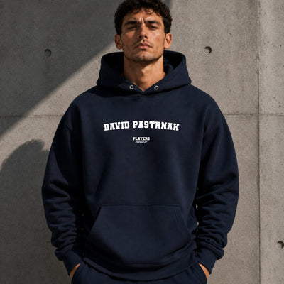 david-pastrnak name-print hoodie - navy
