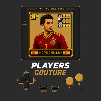David Villa Legend 8-Bit Men's Hoodie - image 1