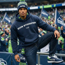 Devon Witherspoon Players Couture Men's Casual Hoodie - Navy / S | American Football, Hoodies, Men's, Name Collection, Seattle Seahawks