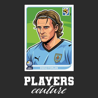 Diego Forlan World Cup Sticker Men's Hoodie – diogo forlan black Players Couture design