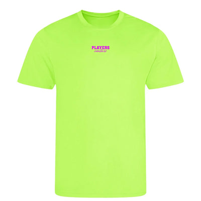 Essentials Collection t-shirt – green men's t-shirt with white Essentials Collection letters and Players Couture logo on the