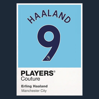 Erling Haaland 9 Football Shirt Frame - Icon Design (View 9)
