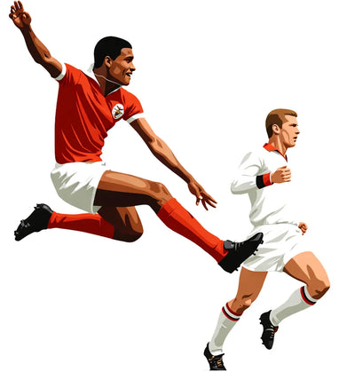 Eusebio t-shirt – white men's t-shirt with black Eusebio letters and Players Couture logo on the chest