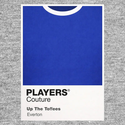 Everton Classic Football Shirt Colours Frame - Icon Design