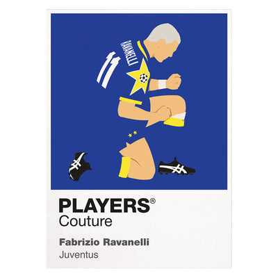 Fabrizio Ravanelli Juventus Auswärtstrikot 2 Icon Frame Herren-T-Shirt