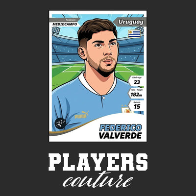 Federico Valverde World Cup Sticker Men's Hoodie – federico valverde black Players Couture design