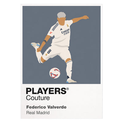 Federico Valverde Real Madrid Icon Frame — White